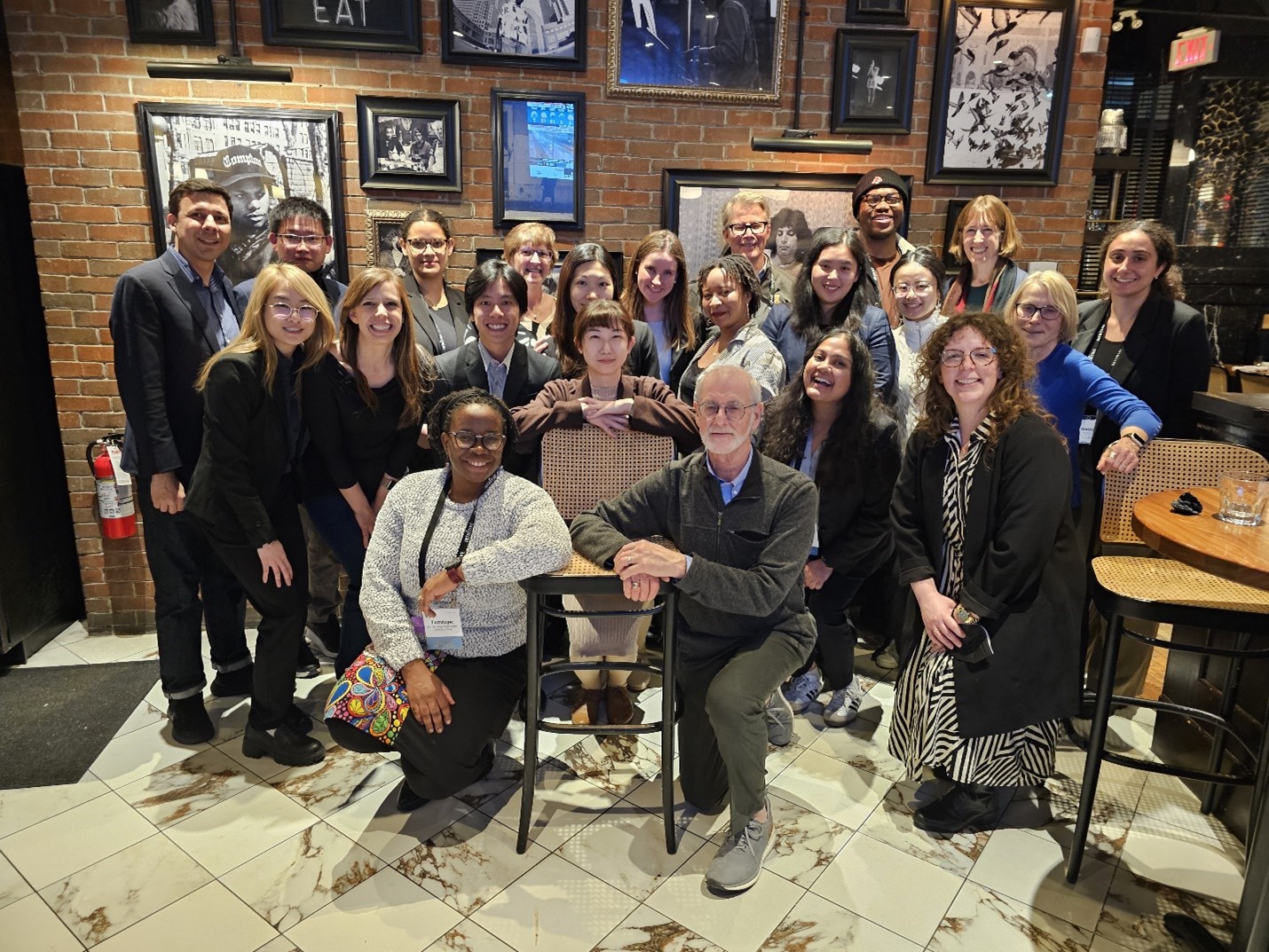 Researchers at HFES posing for group photo