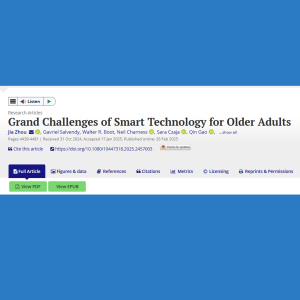 Screencapture of a journal article