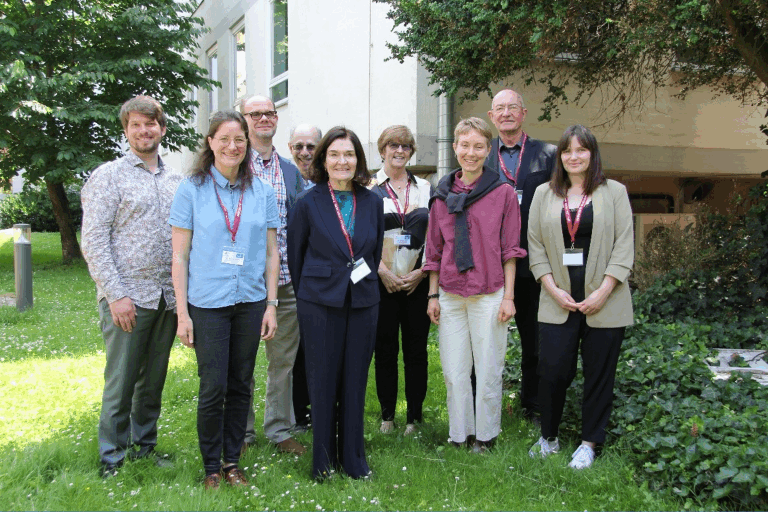 CREATE and German researchers are posing for a photo