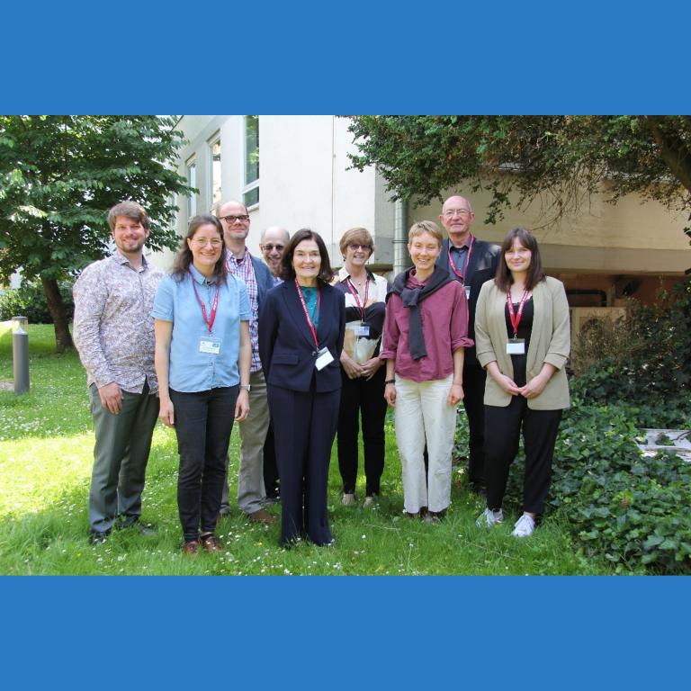 CREATE and German researchers are posing for a photo