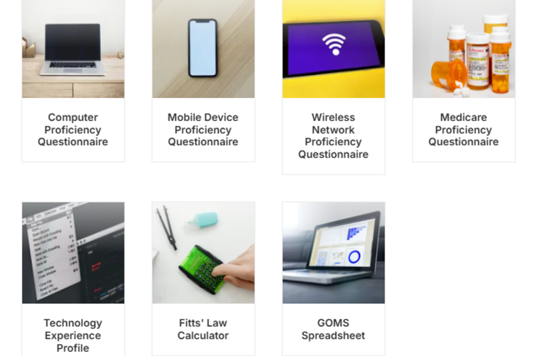 Image of website section