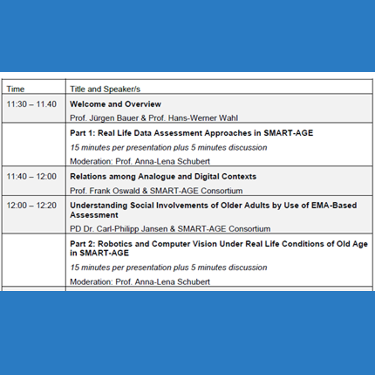 Part of symposium program